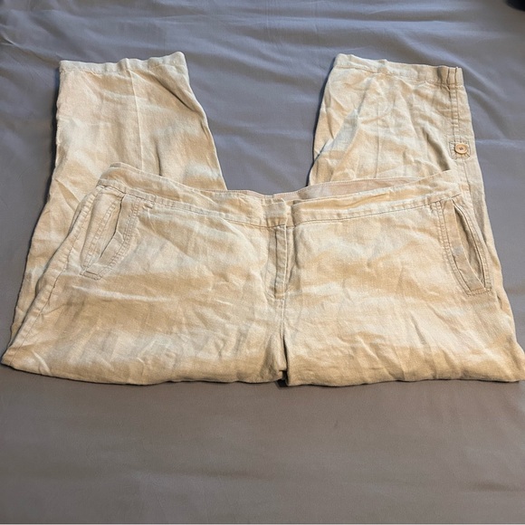 Eileen Fisher Pants - Eileen Fisher Linen Crop Pants